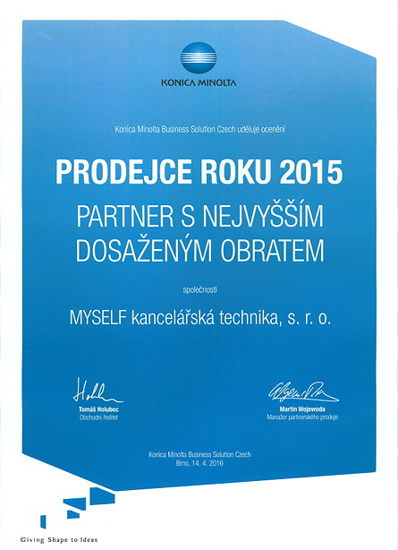 Prodejce roku 2015